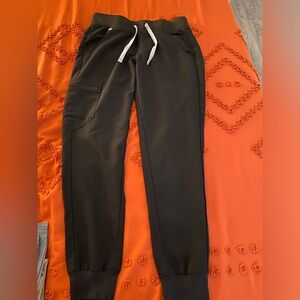 Figs small black joggers regular length